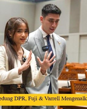 Keliling Gedung DPR, Fuji & Varrell Mengenalkan Politik RI